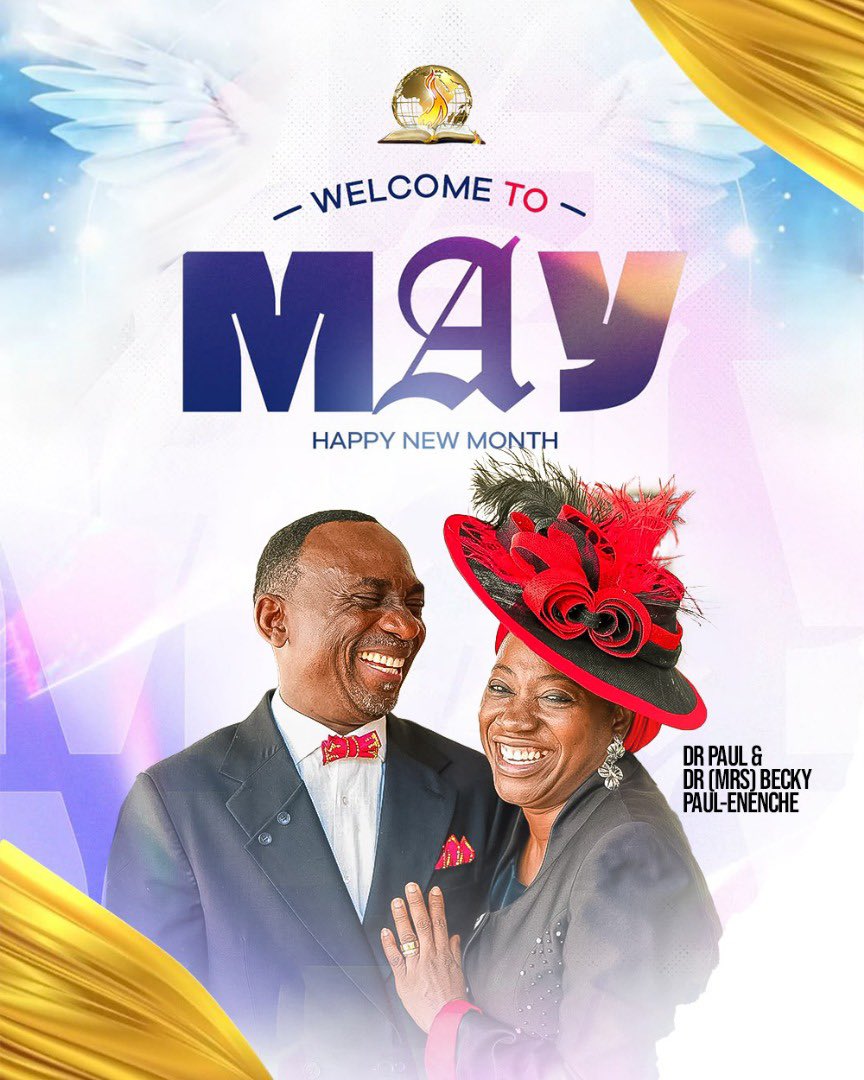 Happy New Month Beloved! 
As we step into this month of May, God’s grace be evident in your lives. May the goodness of the Lord go before you, His mercy surround you, and His favor rest upon you. 

This month shall answer to you with peace, progress, and divine encounters.