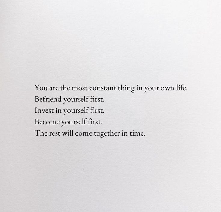 invest in yourself first