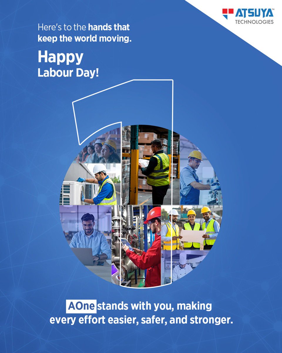 On this #LabourDay, we celebrate the hands that keep the world moving.

AOne stands with you making every task easier, safer, and stronger.

#AOneIntelligence #SmartWork #WorkersDay