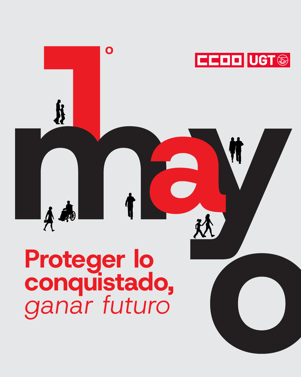📢 Llamamos a la movilización en defensa de los derechos sociales y laborales, y en respaldo al proyecto europeo como pilar de democracia social, convivencia y progreso.

✊ Ahora más que nunca, es necesario proteger lo conquistado y movilizarnos para ganar el futuro.

#1MCCOO