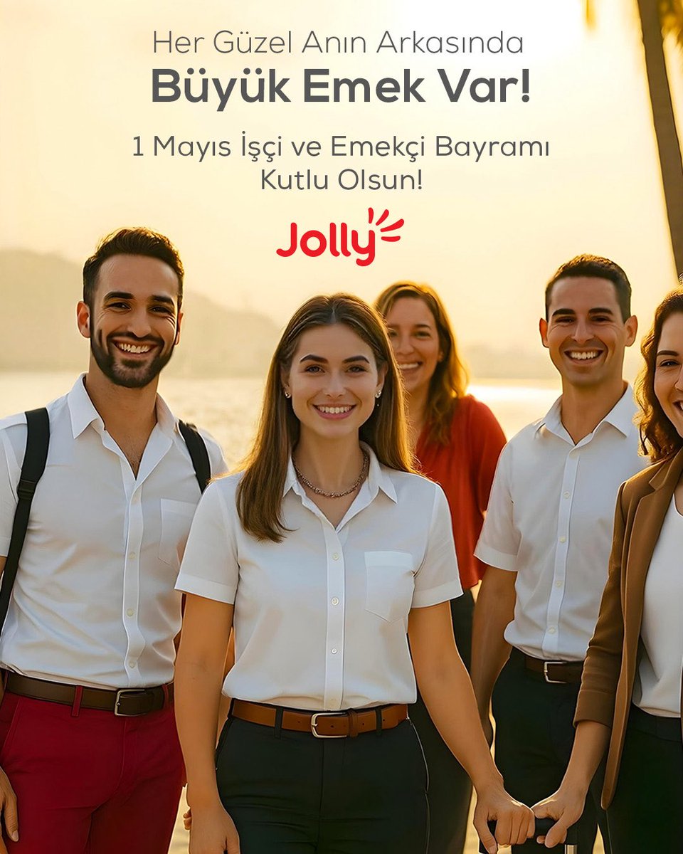 🌍 Her yolculuğun arkasında alın teri, her keşfin altında görünmeyen emek var!

✈️ Otelden rehbere, kaptandan şefe… Turizmi turizm yapan tüm emekçilere gönülden teşekkürler! 
💪 1 Mayıs İşçi ve Emekçi Bayramı kutlu olsun!