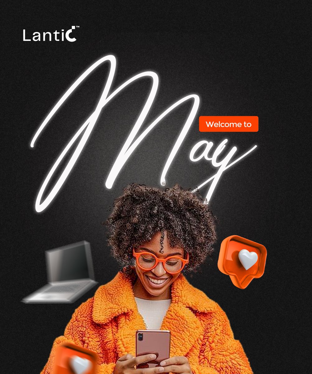 LantidCreative's tweet photo. Say hello to May with fresh energy, bright ideas, and bold goals!
At Lantid, we’re stepping into this new month ready to connect, create, and grow.
Welcome to May — let’s make it amazing!
 #HappyNewMonth #CreativityUnleashed #NewMonthGoals #InspireAndCreate #DigitalEnergy https://t.co/W29JuoyQhx