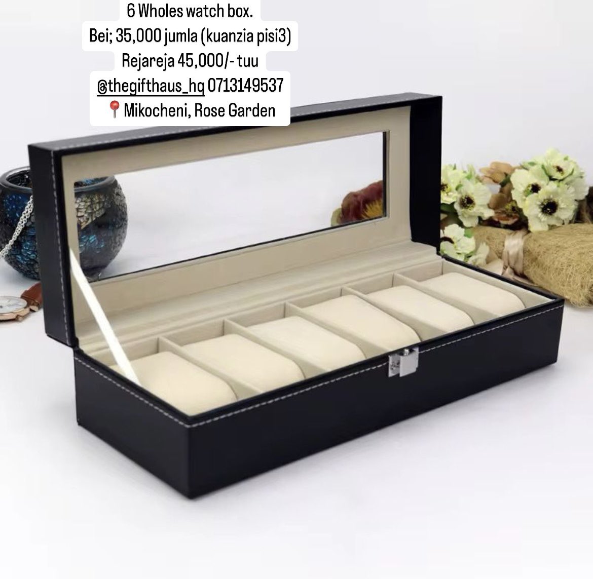 VannyTemba's tweet photo. Classic Watch storage boxes nzuri sana.
12 holes bei yake ni 55,000/- tuu
6 holes bei yake ni 40,000/- tuu
📍Dar, Mikocheni
Tunatuma popote pale.
Call/text/WhatsApp
📱0713149537
Karibu sana @thegifthaus
#giftitems #giftboxes🎁 #giftitemswholeseller https://t.co/iYUJT3kP1Y