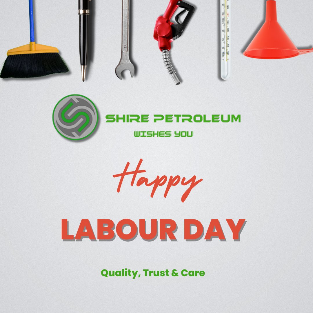 To every worker building our world — your effort drives progress, dignity, and hope. Happy Labour Day!
#LabourDay2025 #NewMonth #ShirePetroleum