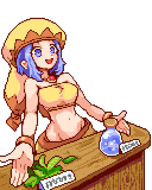 「シンシア露店 」|さつのイラスト