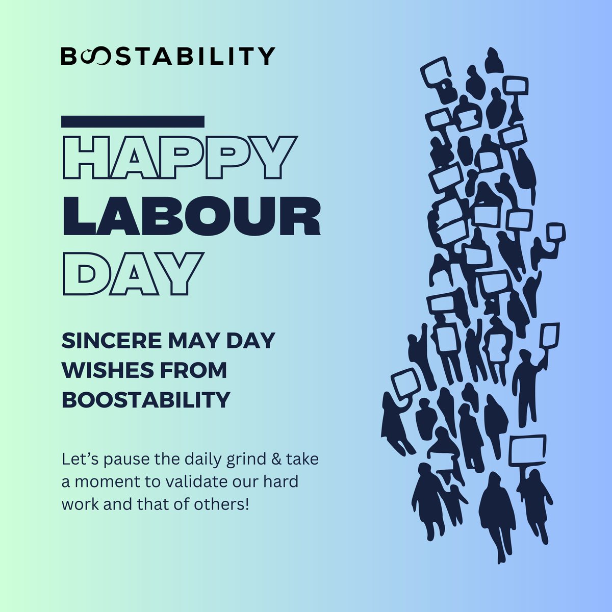 Boostabilitycbe's tweet image. You deserve validation! Your efforts and labor deserves it! Recognize every little amount of labor in this May Day.

#MayDay #LaborDay #WorkersDay #CelebrateLabor #EveryEffortCounts #WorkersUnite #HardWorkPaysOff #LaborRights #Solidarity