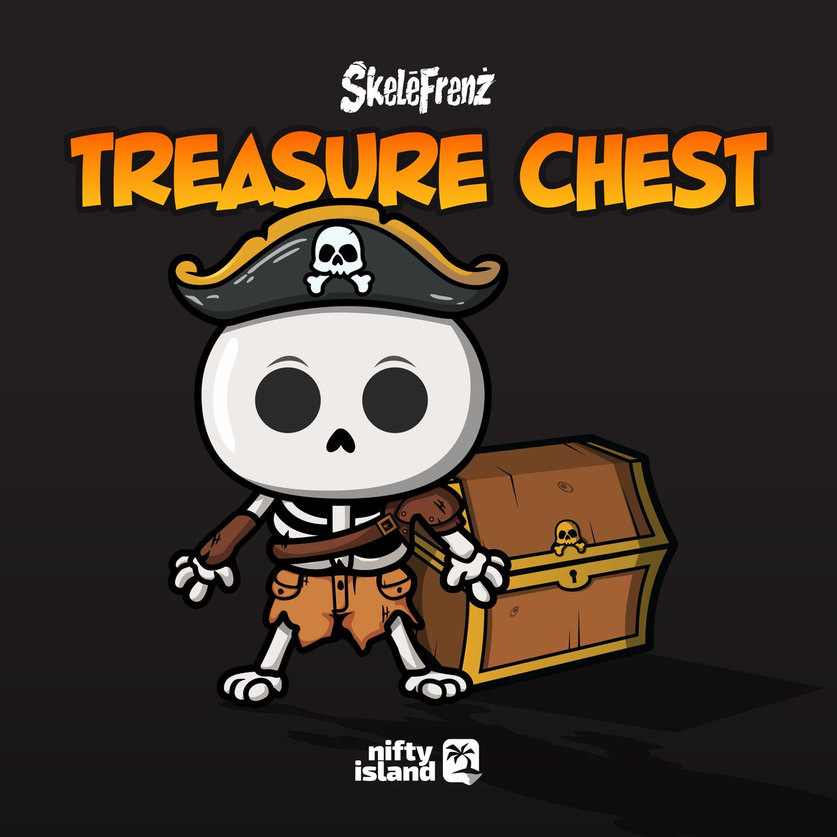 SkelēFrenż (@skelefrenz) on Twitter photo A mysterious chest washed on the shores of <a href="/Nifty_Island/">Nifty Island 🏝</a>, straight from the Netherworld, guarded by one of our trusty SkelēRaiders 💀🏴☠️
What's inside❓
Bones, booty, or perhaps a dash of chaos—only one way to find out... A mysterious chest washed on the shores of <a href="/Nifty_Island/">Nifty Island 🏝</a>, straight from the Netherworld, guarded by one of our trusty SkelēRaiders 💀🏴☠️
What's inside❓
Bones, booty, or perhaps a dash of chaos—only one way to find out...