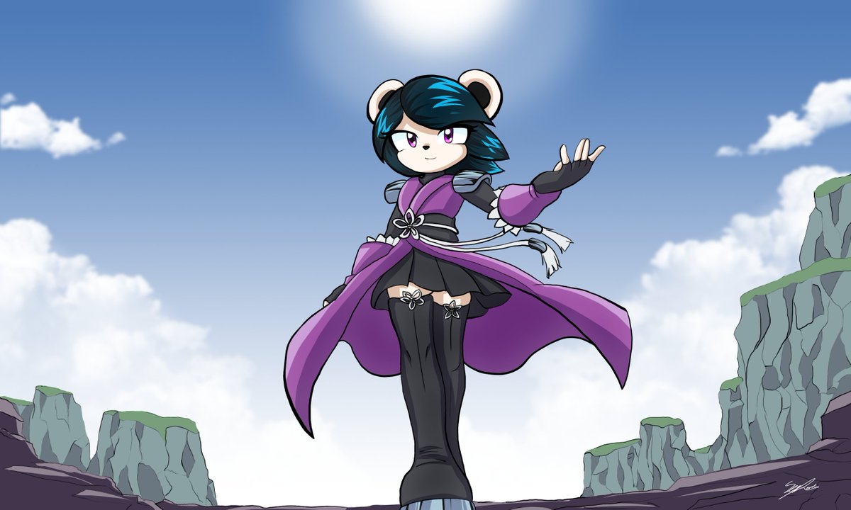 "You heard what the General said. There is nothing to worry about."
#FreedomPlanet #FreedomPlanet2 #GalaxyTrail #GalaxyTrailFanArt #NeeraLi #Furry