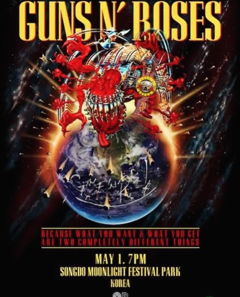 𝐸𝓋𝑒𝓇𝓎𝒷𝑜𝒹𝓎 𝓇𝑒𝒶𝒹𝓎?

GNR 2025 Tour Opening 
show #1 tonight in South Korea♥️

<a href="/gunsnroses/">Guns N' Roses</a> <a href="/Slash/">Slash</a> #gunsnroses