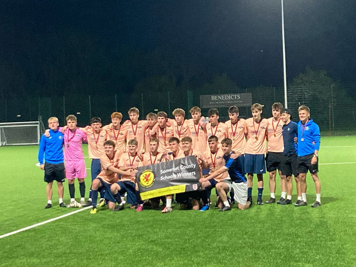 U19 SOMERSET SCHOOLS CHAMPIONS 🏆
<a href="/nailseaschool/">Nailsea School</a> <a href="/PriorityAcademy/">Priority Football Academy</a> 

Hard-fought &amp; earned. What a special journey it’s been with this talented group.