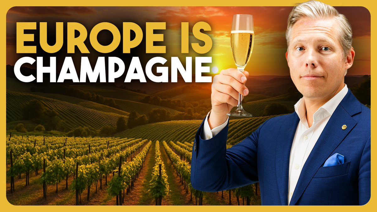 Vi har gjort en riktigt fin dokumentärfilm, där Champagne symboliserar allt som är bra med Europa. Jag intervjuar vinbönder på plats i Frankrike, samtalar med den världsledande Champagne-experten Richard Juhlin — och sabrerar en flaska själv! Missa inte denna fina hyllning till