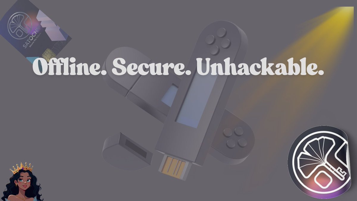SexyCryptoquin's tweet photo. Many users store private keys on software or insecure devices. Managing wallets, seed phrases is too technical or confusing for many users
@satochip provides an offline hardware wallet using a secure element chip which isolates private keys from internet exposure
#Satochip https://t.co/Ekz75nBxAY
