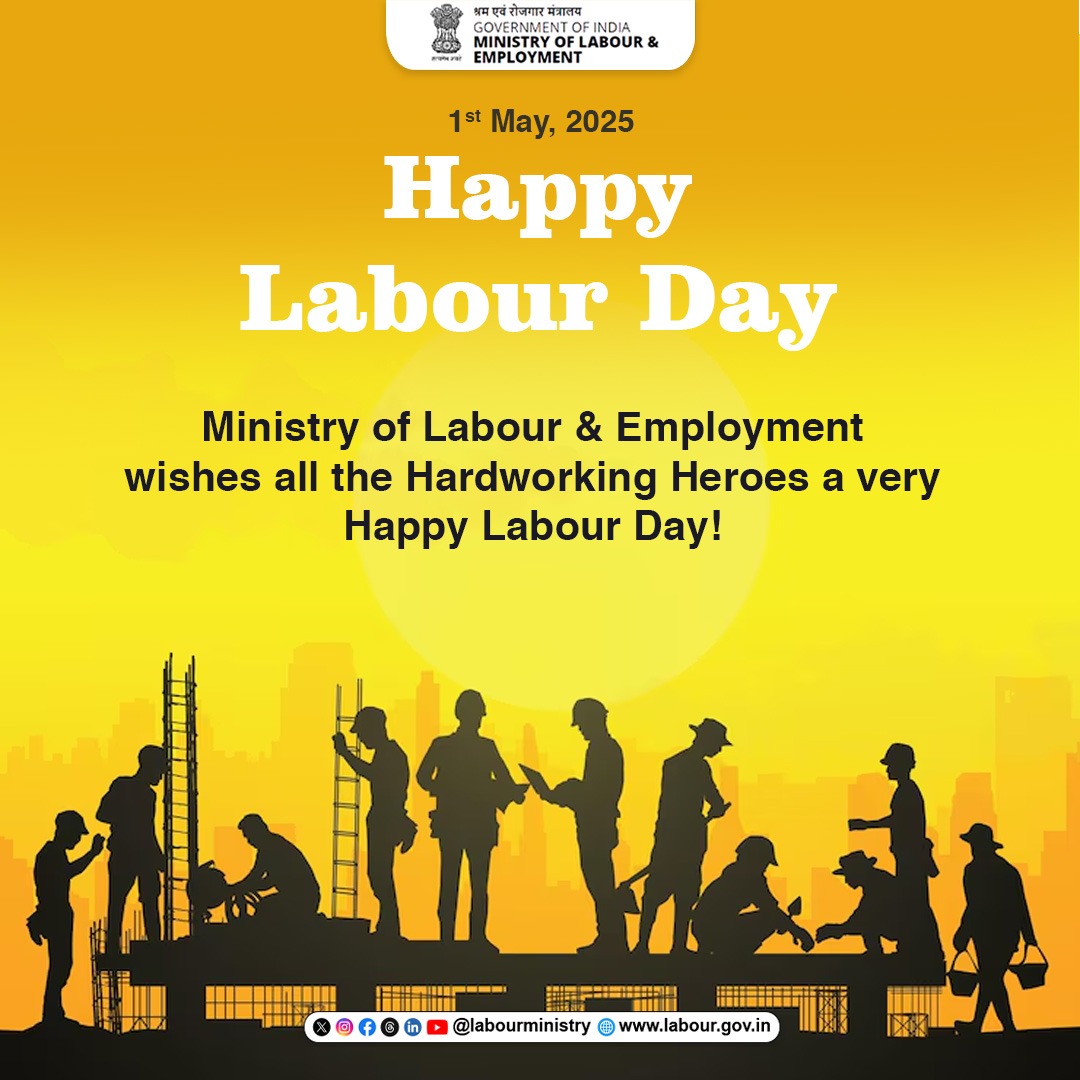 Happy Labour Day!

On this special day, we celebrate the strength, resilience, and dedication of the hands that shape our dreams. 

Every drop of sweat symbolizes hope and growth.(1/2)