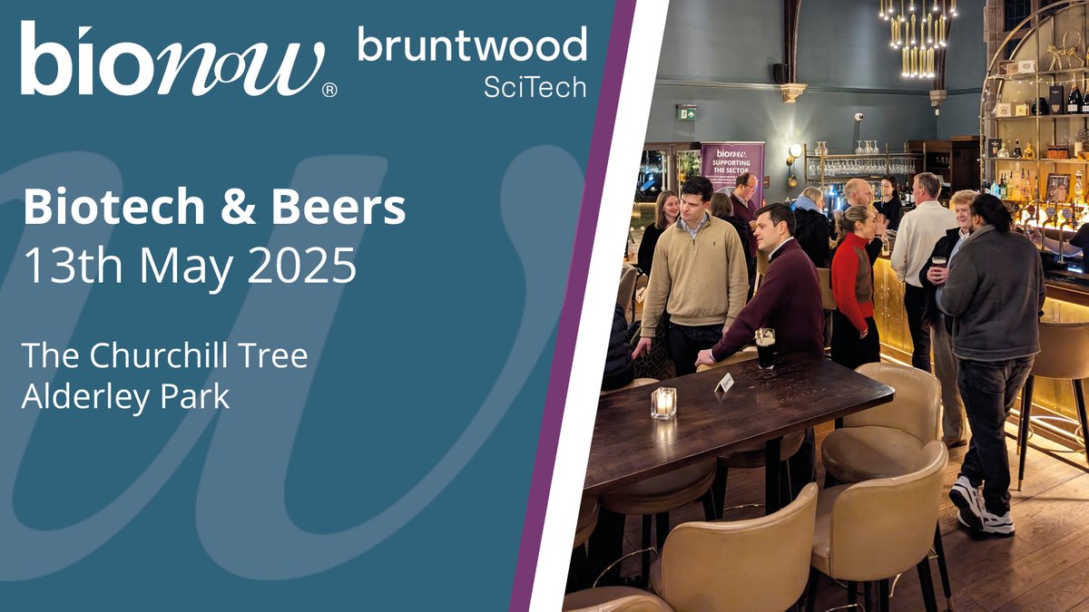 Bionow (@bionow) on Twitter photo 📣 <a href="/BW_SciTech/">Bruntwood SciTech</a> Suppliers Fair attendees! 📣
Get some bonus #networking in with #BiotechAndBeers after the fair on 13 May at the Churchill Tree, <a href="/AlderleyPark/">Alderley Park</a>, co-hosted by #Bionow and Bruntwood. Meet new contacts and compare notes in a relaxed setting!
bionow.co.uk/event/BIONOW23… 📣 <a href="/BW_SciTech/">Bruntwood SciTech</a> Suppliers Fair attendees! 📣
Get some bonus #networking in with #BiotechAndBeers after the fair on 13 May at the Churchill Tree, <a href="/AlderleyPark/">Alderley Park</a>, co-hosted by #Bionow and Bruntwood. Meet new contacts and compare notes in a relaxed setting!
bionow.co.uk/event/BIONOW23…