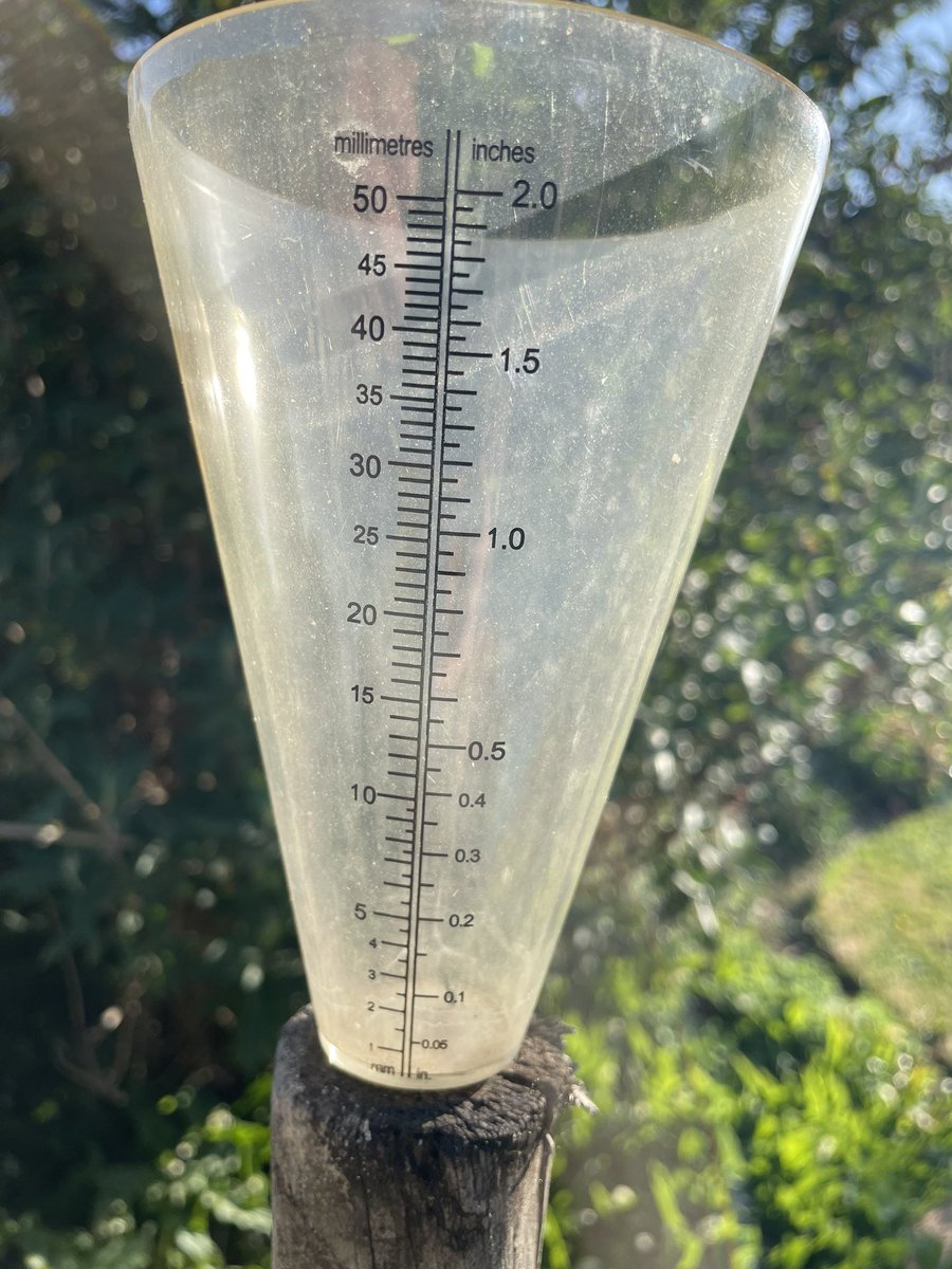 March &amp; April total for 2024, 192mm. 2025, 26mm. 😳😬