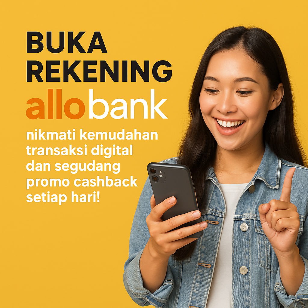 alterdiaz's tweet image. Buka rekening Allo Bank sekarang, nikmati kemudahan transaksi digital dan segudang promo cashback setiap hari!
alloappmgm.onelink.me/xSrn/9wADNODMd… 
.
#allobank #bank #allo #perbankan #promo #cashback #mudah #kemudahan #rekening #transaksi #digital