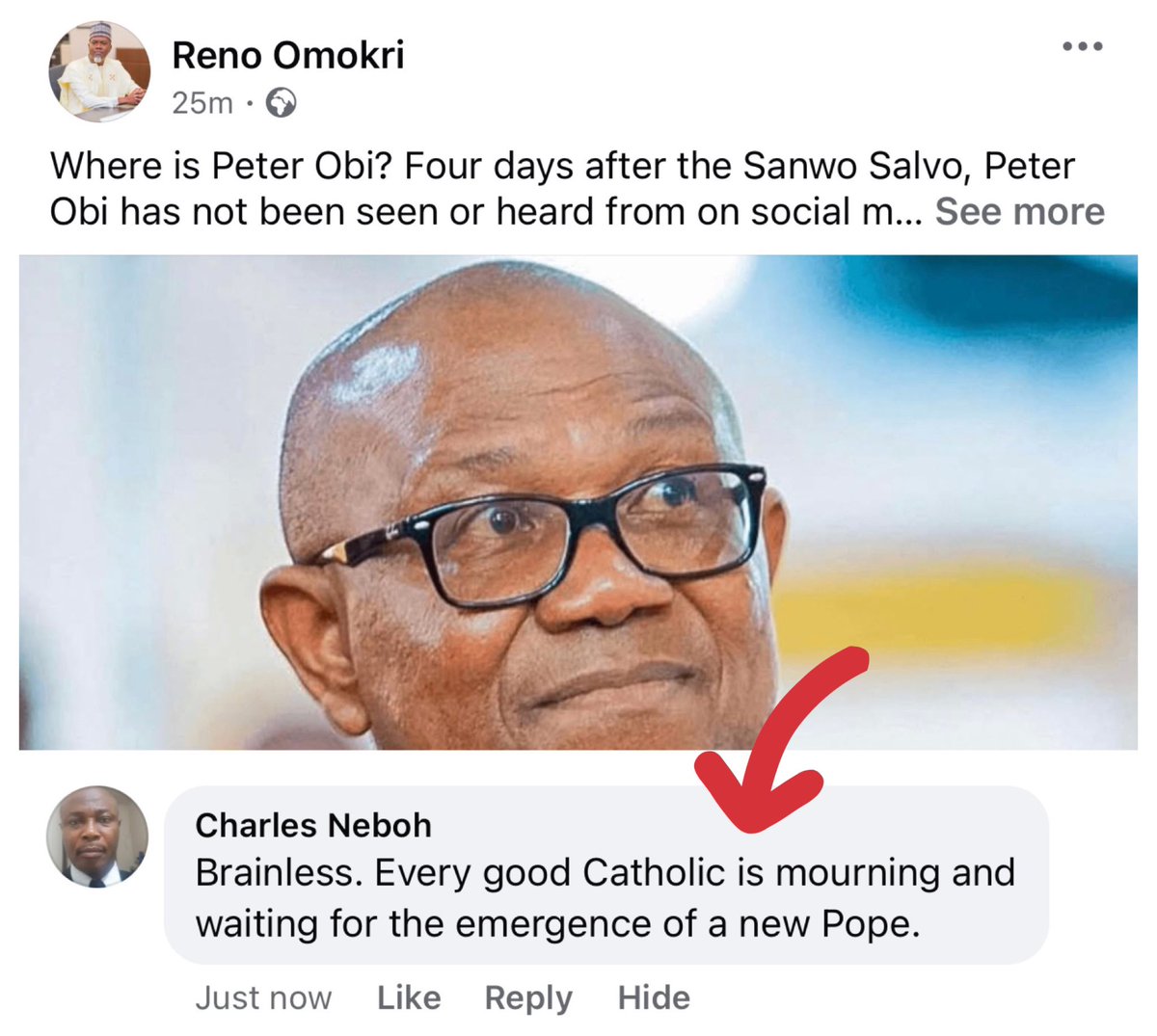 Reno Omokri tweet media