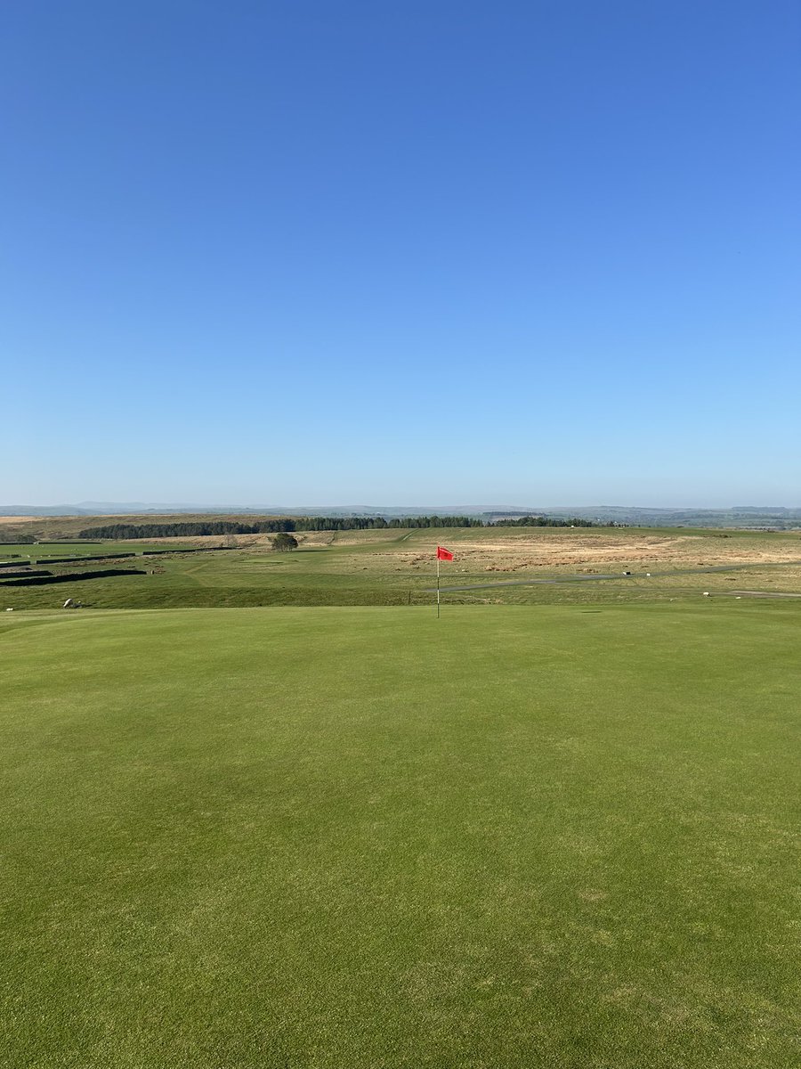 Set-up well underway for the ladies open! It’s going to be a fantastic day for golf on the moor!
