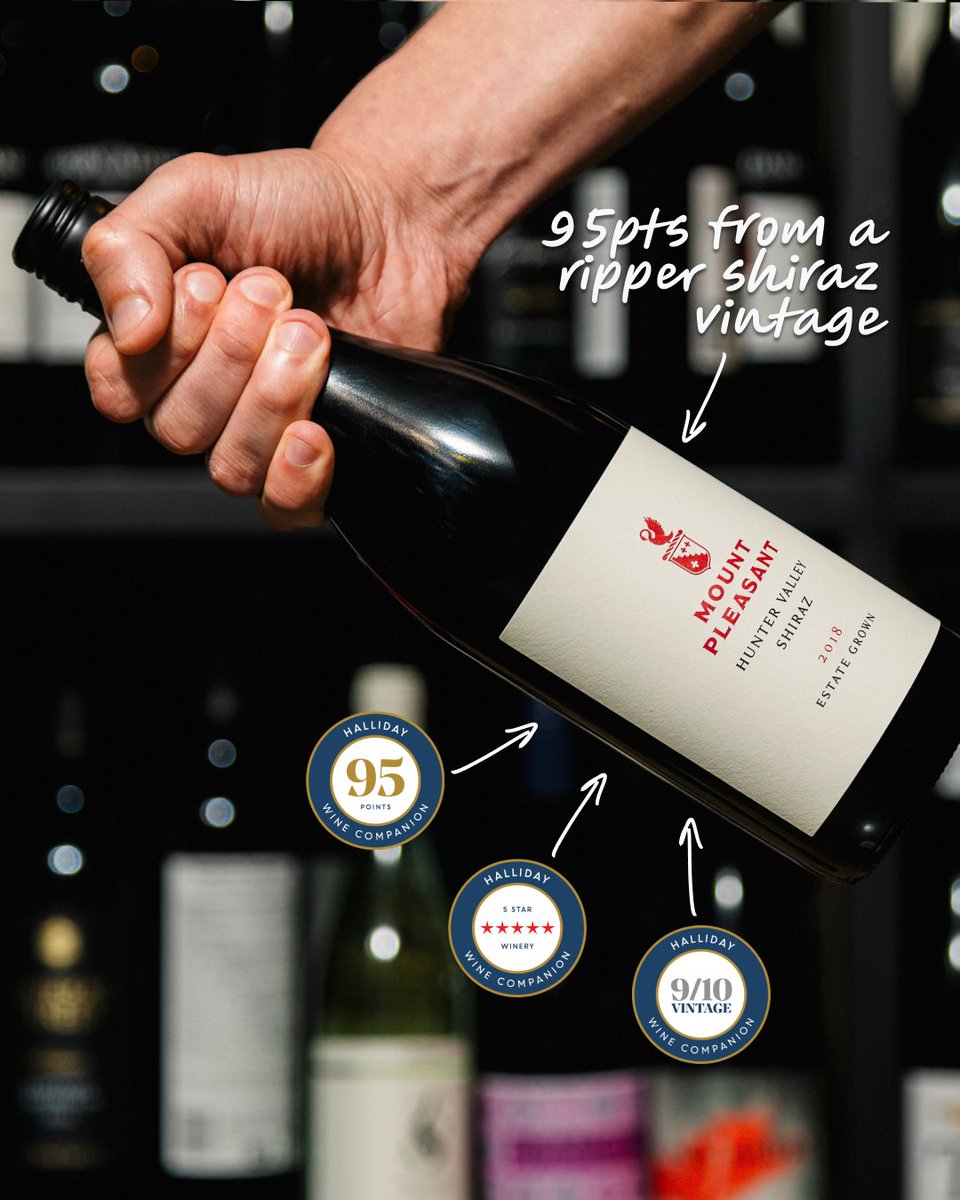An icon with a Halliday tick of approval ✅

Mount Pleasant Wines Estate Shiraz 2018 - perfectly balanced and intense, it’s drinking amazingly now and will do well into the future 💯

Just make sure you get in quick 👉 brnw.ch/21wSkOu