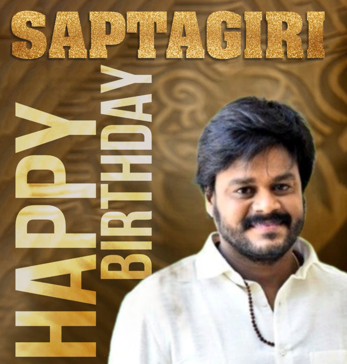 lastshivani's tweet photo. Here's wishing the proficient actor and comedian @MeSapthagiri a very Happy Birthday!🎉🎉
We wish you an amazing year filled with laughter and success!!🤗     

#HappyBirthdaySapthagiri #HBDSapthagiri #Saptagiri https://t.co/znuWvc1tA0