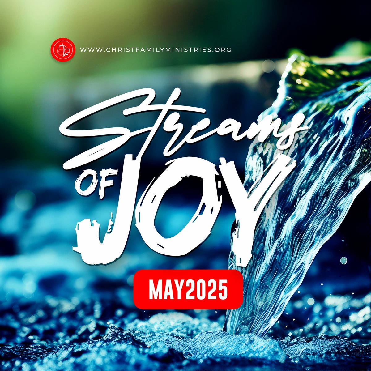 CFCAbuja's tweet image. Welcome to May, the month of Streams of Joy!

This river of living waters is touching every area of your life!

Rejoice, says the Spirit of the Lord. It is your time. It is your season.

#PastorAromeTokula 
#StreamsofJoy 
#ChristFamilyMinistry 
#LoveIsKing