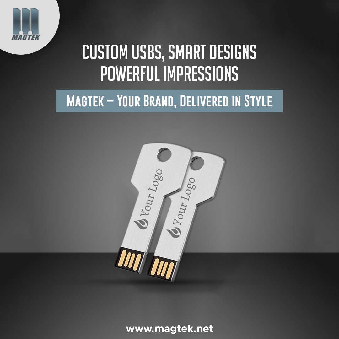 Make your brand unforgettable with custom USBs that blend smart design and lasting impact. At Magtek, we turn ideas into sleek, functional statements.

For more visit: magtek.net

#CustomUSBDrives #TechBranding #CorporateGifting