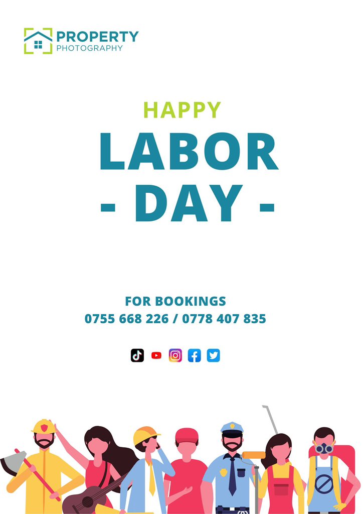 propertycase's tweet photo. Wishing you a Happy Labor Day. May your day be filled with joy, relaxation, and  life's precious moments.

Let’s grow your business together 

#fypシ #PropertyManagement #realestate #EastAfrica https://t.co/PNreTH0htH