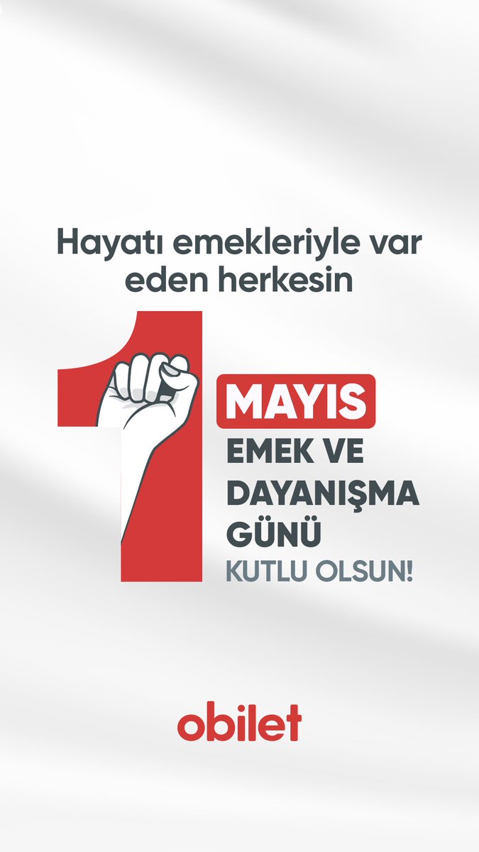 Hayatı emekleriyle var eden herkesin 1 Mayıs Emek ve Dayanışma Günü kutlu olsun!

#1MAYIS
