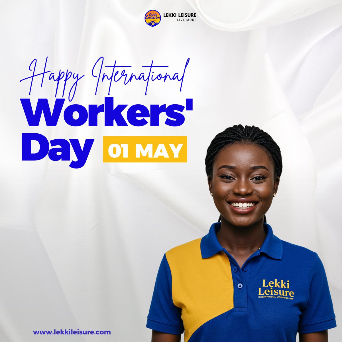 L3Hub's tweet image. Today, we celebrate the strength, dedication, and resilience of every worker. Happy International Workers' Day from all of us at Lekki Leisure! 💪🌍 

#workersday #lekkileisure #livemore