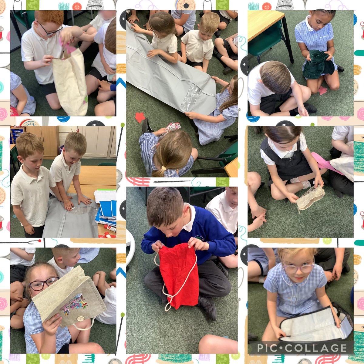 Yesterday, we started our D&amp;T topic, 'Cut, Stitch and Join'. We looked at everyday objects made from fabric - looking at what materials they were made from, what fastenings they had, what they were used for and how we could improve them!
<a href="/RaundsPark/">Raunds Park Infants</a>