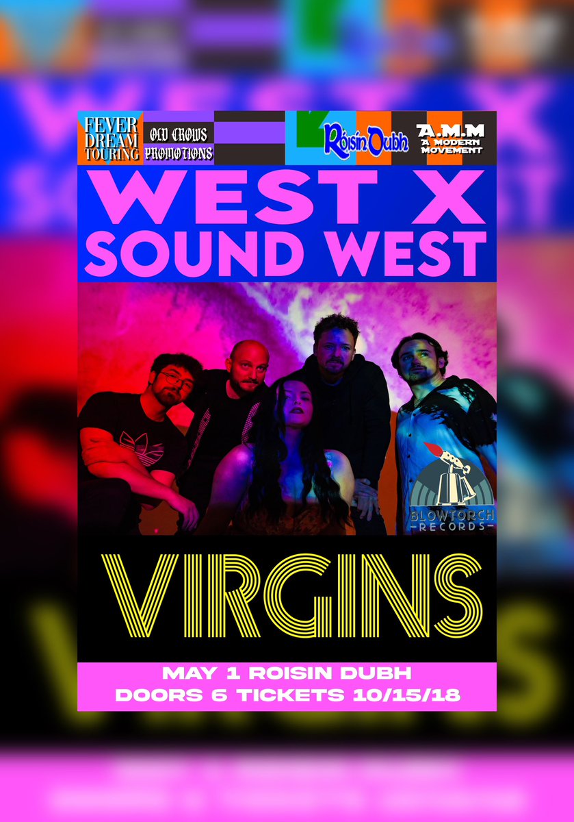 Bandofvirgins (@bandofvirgins) on Twitter photo GALWAY TONIGHT!
West x Sound West a celebration of all things <a href="/BlowtorchRecs/">BlowtorchRecords</a>
Early doors! A massive line up including Adore, Nerves, Scattered ashes, Some Remain, Savage Hearts, Swedish Railway Orchestra, Innuendo!!
Grab ur tickets here
eventbrite.ie/e/sound-by-sou… GALWAY TONIGHT!
West x Sound West a celebration of all things <a href="/BlowtorchRecs/">BlowtorchRecords</a>
Early doors! A massive line up including Adore, Nerves, Scattered ashes, Some Remain, Savage Hearts, Swedish Railway Orchestra, Innuendo!!
Grab ur tickets here
eventbrite.ie/e/sound-by-sou…