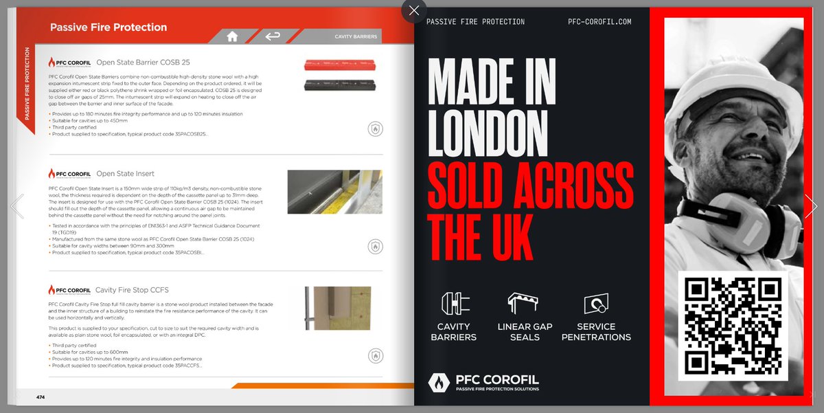 PFC Corofil is featured in the Encon &amp; Nevill Long Product Guide.

View or download the guide for free here: lnkd.in/enZdJrtD

#building #firesafety #Construction