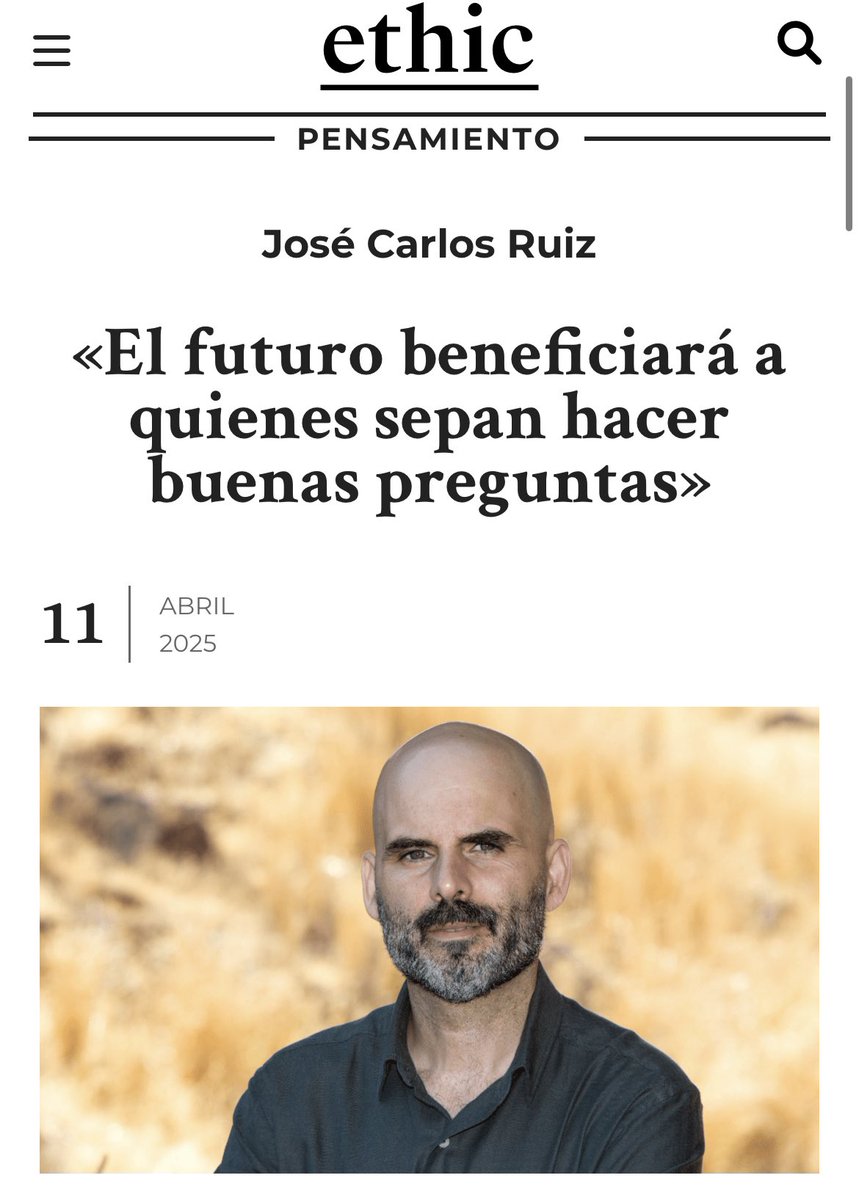 La pobreza léxica suele degenerar en pobreza cognitiva." El
empobrecimiento del lenguaje no solo afecta al pensamiento, sino que también amplía la brecha social ethic.es/entrevista-jos…