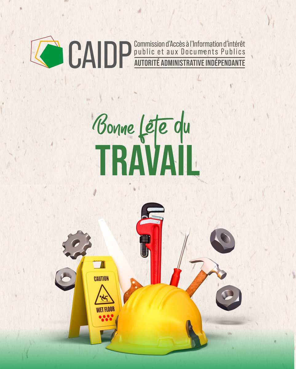 𝐋𝐚 𝐂𝐀𝐈𝐃𝐏 𝐯𝐨𝐮𝐬 𝐬𝐨𝐮𝐡𝐚𝐢𝐭𝐞 𝐮𝐧𝐞 𝐛𝐨𝐧𝐧𝐞 𝐜é𝐥é𝐛𝐫𝐚𝐭𝐢𝐨𝐧 𝐝𝐞 𝐥𝐚 𝐟ê𝐭𝐞 𝐝𝐮 𝐭𝐫𝐚𝐯𝐚𝐢𝐥.

#caidp #accesalinformation 
#acces_a_linformation #1mai_2025
#droit_dacces_a_linformation #droit
#côtedivoire #participationcitoyenne