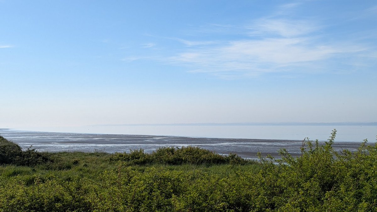 Bit of a sea mist out towards the South Island this morning