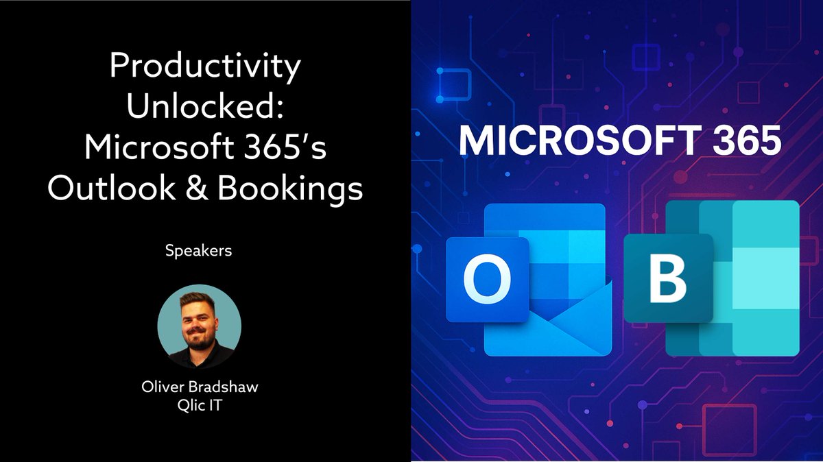 🎥 Missed our latest webinar? We've got you covered!
💡 Learn how to:
✅ Streamline your inbox &amp; calendar
✅ Simplify scheduling with Bookings
✅ Stay on top of tasks with Planner
✅ Apply real-life tools for hybrid teams

▶️ Watch the recording now: youtube.com/watch?v=WcYY65…