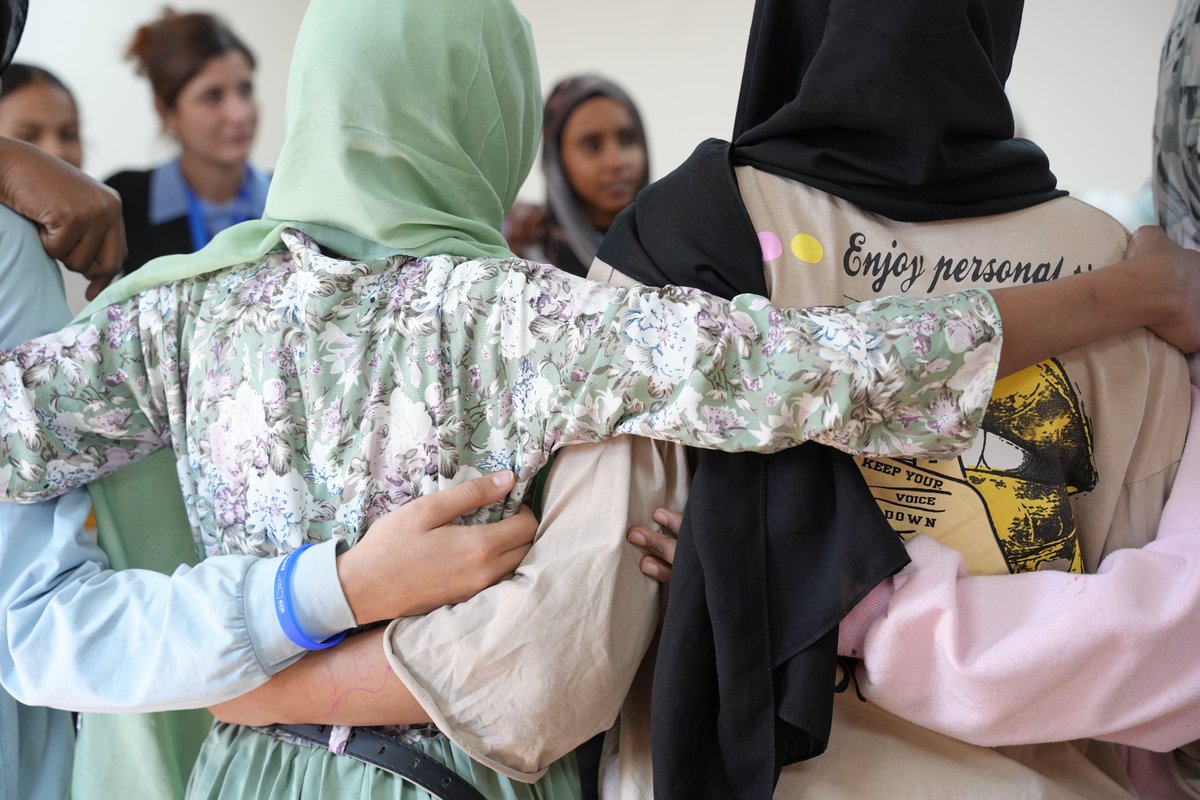 IOMEgypt's tweet photo. Recently, we conducted mental health &amp; psychosocial support sessions for children, covering art therapy for self-expression, guided discussions on thoughts, feelings &amp; boundaries, &amp; trauma-informed exercises. 
@EUinEgypt https://t.co/KCImOiPzrH