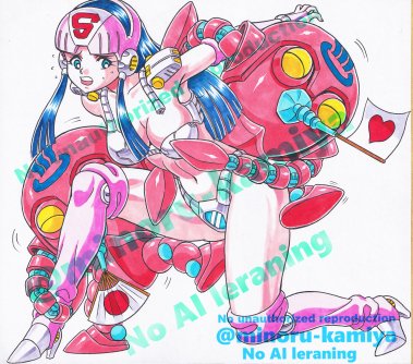 「タコ、色はいりました～^^;」|神矢　みのるのイラスト