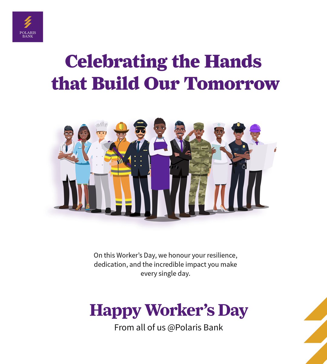 Happy New Month &amp; Happy Workers’ Day!

As we step into a brand new month, we pause to celebrate the real heroes — the hands and hearts behind every profession.

Your resilience, dedication, and daily impact shape our present and build our future. Today, we honour you.

Here’s to