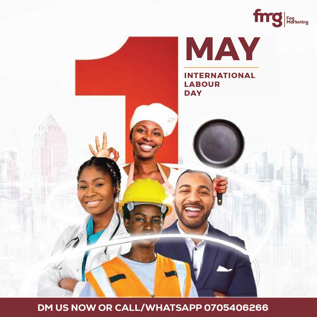 To the dreamers, doers, and disruptors Happy #LabourDay!
We celebrate your hustle and heart.
#InternationalWorkersDay #FogMarketing #May1