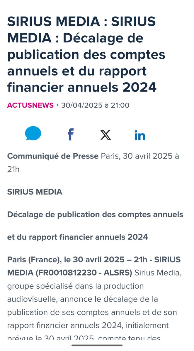BlatoUndefined's tweet photo. Le nombre de coquilles incapables de produire des comptes n'a rien de la coïncidence... 

#SIRIUSMEDIA #EUROPLASMA #CYBERGUN #VERGNET, mais il y a aussi #BOOSTHEAT #NEOVACS #METAVISIO...

Rien que de zombies de la cote. Les CAC deviennent moins complaisantsavec ces racailles https://t.co/3BfdPXAMnZ