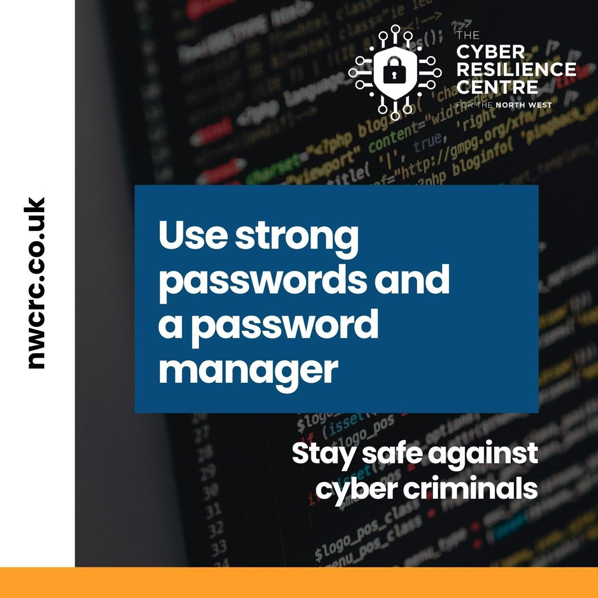 northwestcrc's tweet photo. Today is #WorldPasswordDay. 

Creating secure passwords is the cornerstone to good cyber security. 

Ensure your employees know how to: 
- create a secure unique password
- create different passwords for every account
- use a password manager, especially for shared accounts https://t.co/yifVTpiC8k
