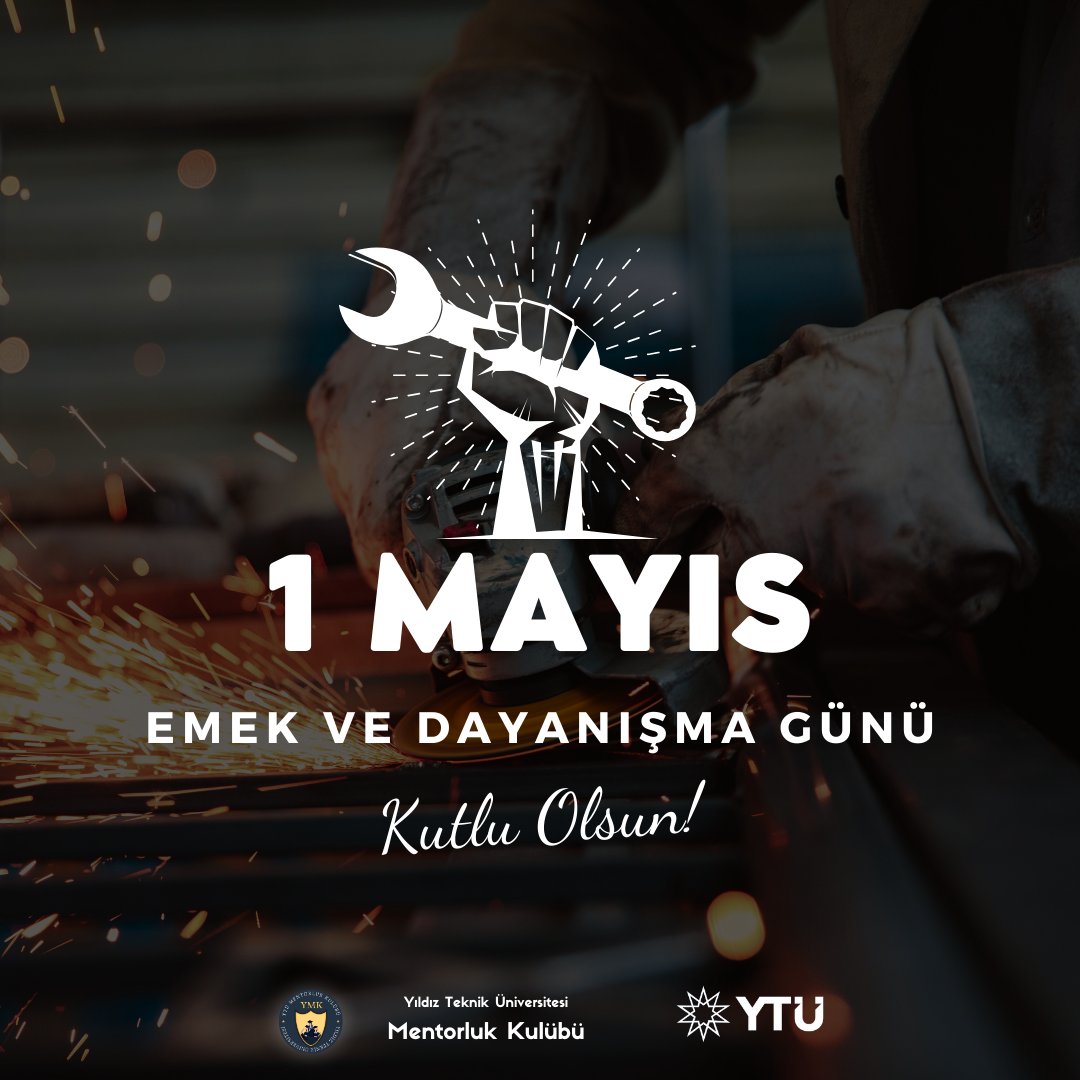 1 Mayıs Emek ve Dayanışma Günü kutlu olsun!

#ytü #ytümentorlukkulübü #ymk #yıldıztekniküniversitesi #1mayıs