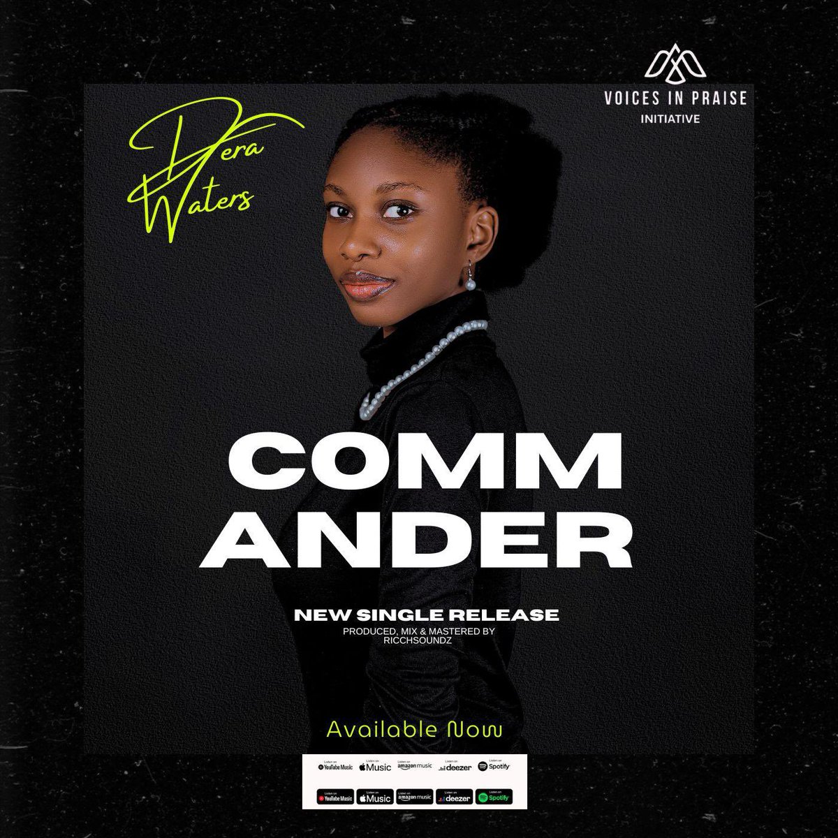 VoicesP4746's tweet photo. MAY is going to be awesome 🤩 
We’re counting down to the release of Commander — the debut single by our star winner, the powerhouse herself @dera_waters ✨🎤 https://t.co/xXMAGd5dnd