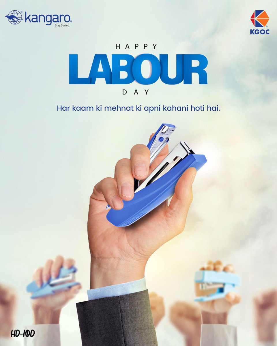 KangaroKGOC's tweet image. Every staple tells a story of hard work, from the desks to the workshops.
This Labour Day, here’s to the hands that build, bind, and create.
Kangaro salutes your hustle!

#kangaro #Kgoc #stapler #labourday #hardwork