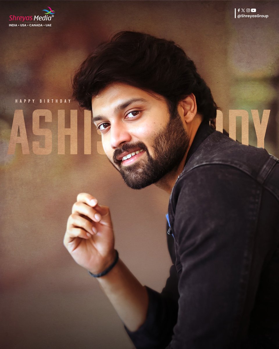 shreyasgroup's tweet photo. Sending our warmest birthday wishes to the young and promising actor @AshishVoffl 🥳
May you a fantastic year ahead and blockbuster success with #SVC60 ❤️🔥
-Team @shreyasgroup ✌️
#HappyBirthdayAshish #HBDAshish #Ashish #ShreyasGroup #ShreyasMedia https://t.co/4z2wy2h4t3