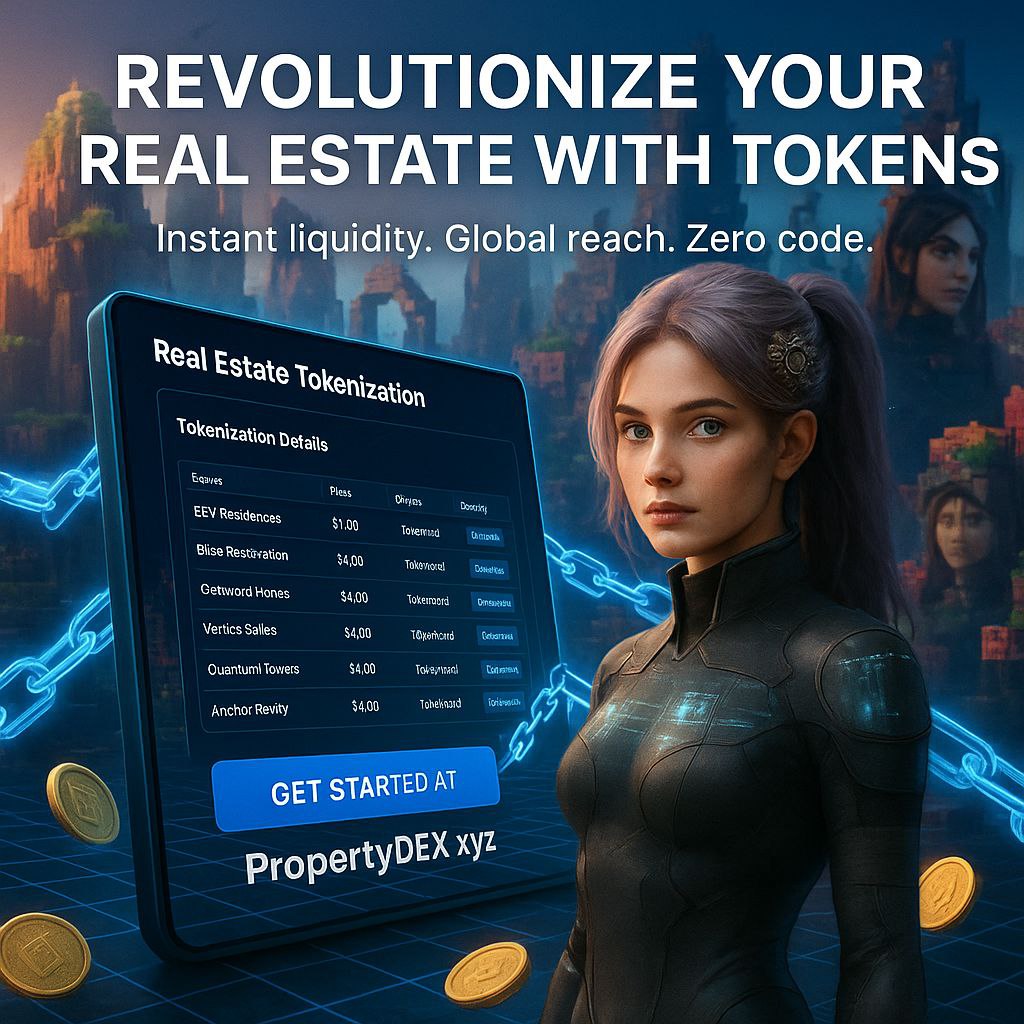 PropertyDEXT's tweet image. 🔐 Your token, under your control.
With PropertyDex, you create tokens without third parties and with full autonomy.
You choose the name, supply, and settings. No surprises.
🛡️ Build trustlessly at propertydex.xyz
#SecureToken #Web3Tools #PropertyDex #TrustlessDeFi…