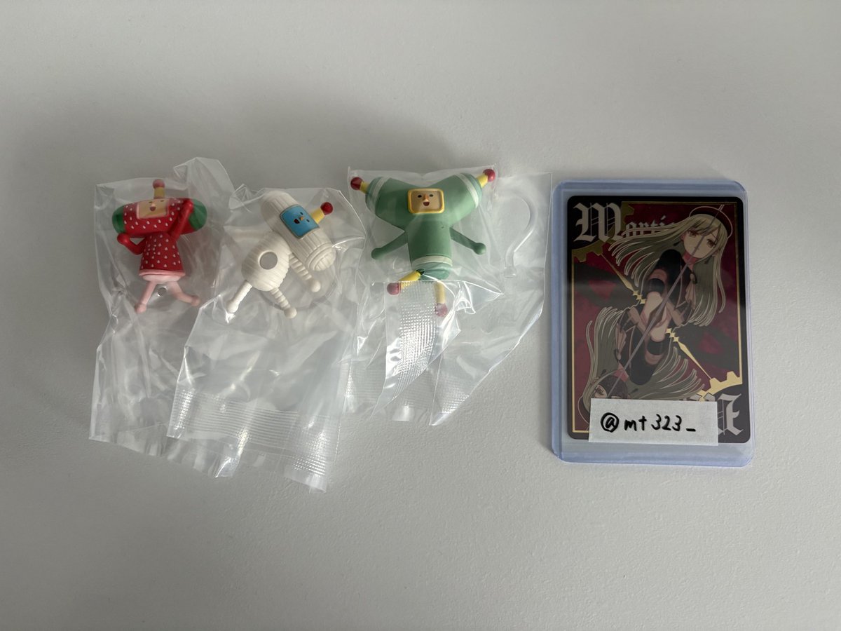 mt323_'s tweet photo. 【交換】
塊魂 ならぶんです。 ガチャガチャ

譲▶︎イチゴチャン���オペオ、ワーイ
求▷王子、ミソ

郵送希望です。検索からもお気軽にお声掛けください🙇🏻‍♀️ https://t.co/9LwNm59iJg