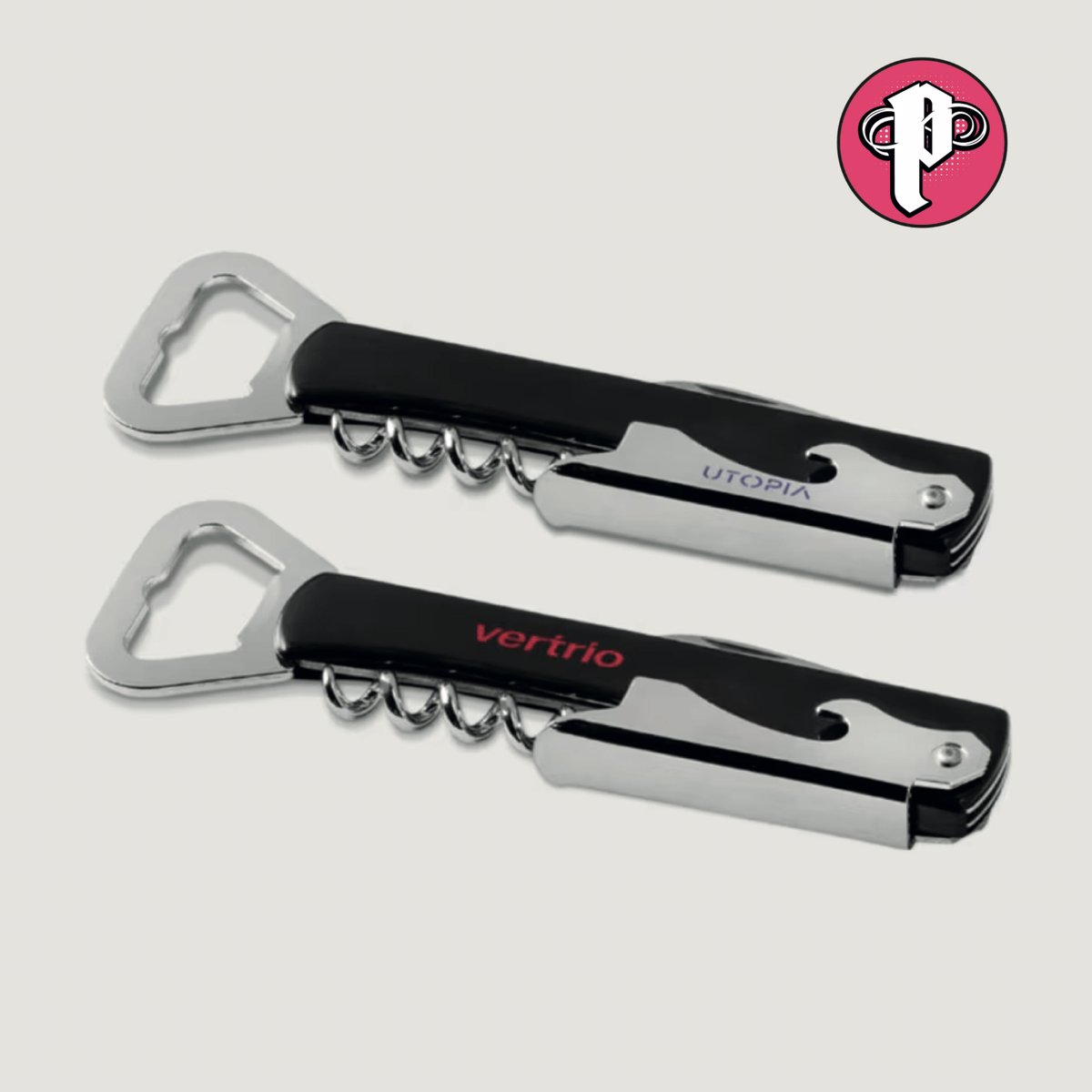printingprogres's tweet image. A versatile tool that combines a bottle opener, a corkscrew and a foil cutter.
 Check out all our branded merch here: ow.ly/eSqK50VrlZ3