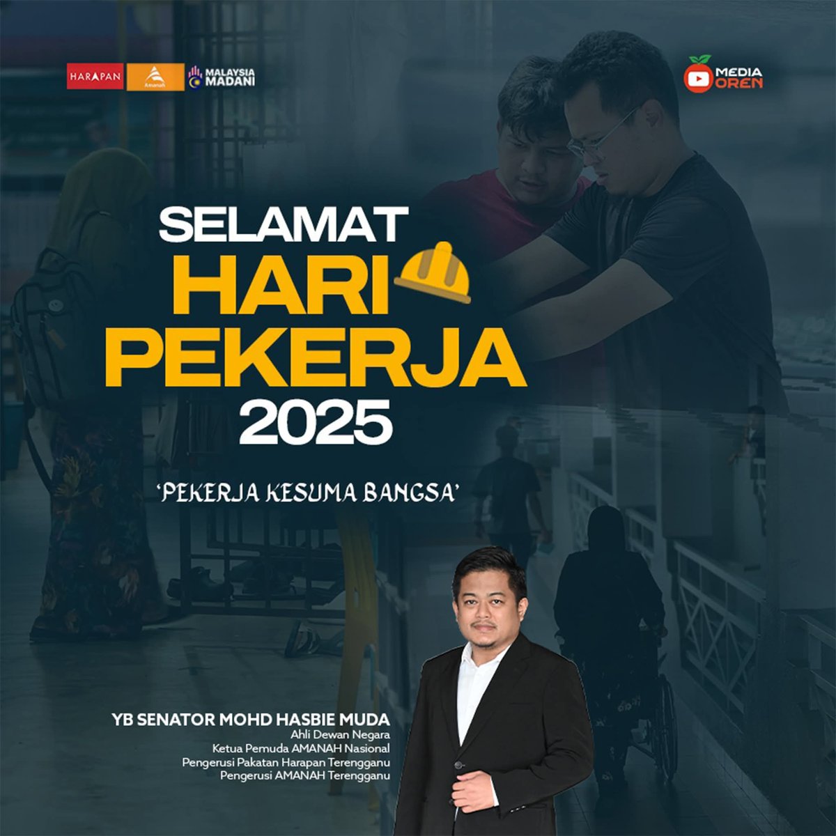 "Pekerja Kesuma Bangsa"

Selamat meraikan Hari Pekerja 2025.
